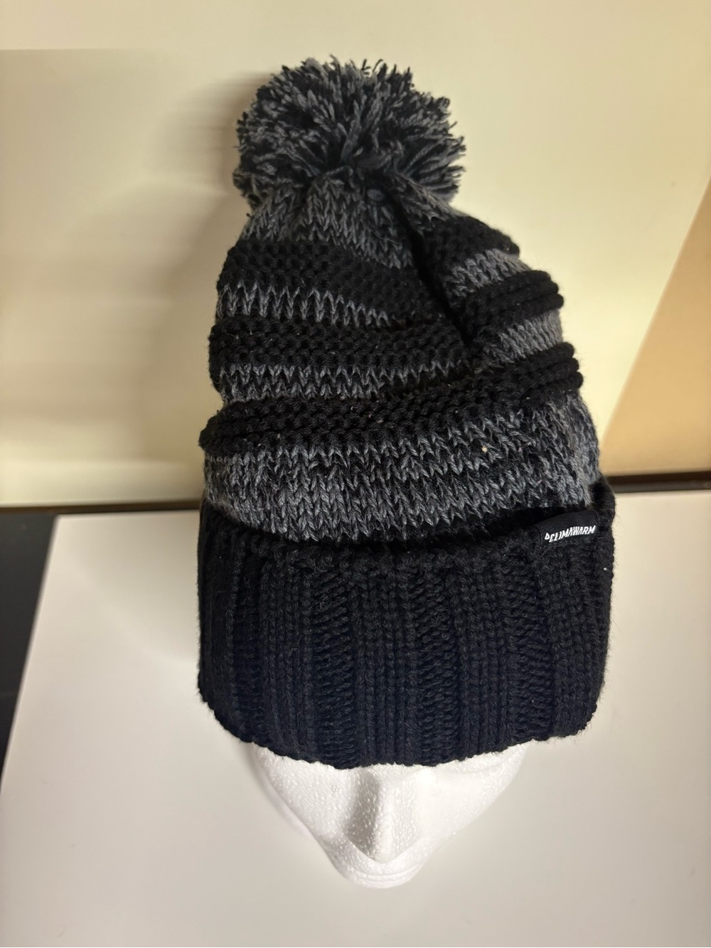 Adidas Climawarm Knit Pom Pom Beanie Headwear Hat Cap Cuffed